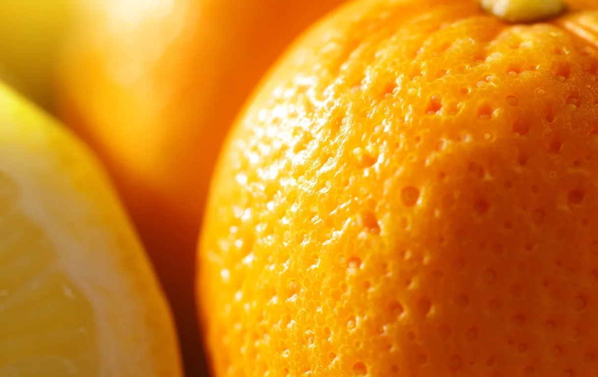 Texture d'agrumes