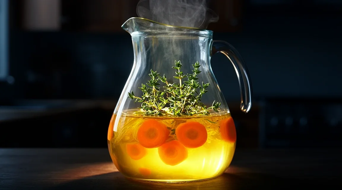 Bouillon maison riche en minéraux